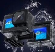 SJCAM SJ4000 Dual Screen WiFi 4K Aksiyon Kamerası Siyah