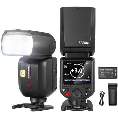 Z880-C TTL Canon Uyumlu 76W Akülü Tepe Flaşı