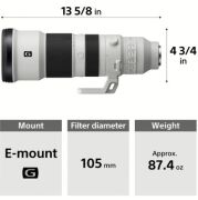 Sony FE 400-800mm f/6.3-8 G OSS Lens (Sony E)