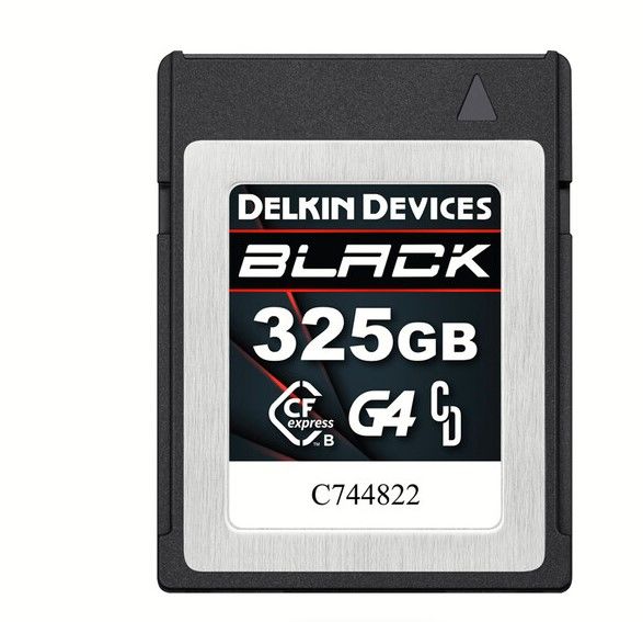 Delkin Devices 325GB BLACK G4 CFexpress Type B Memory Card