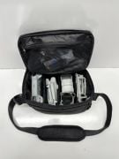 CLASCASE  Çok Amaçlı Drone, Fotoğraf Makinesi için Bölmeli Universal Deri Omuz Taşıma Çantası ClasCase C030