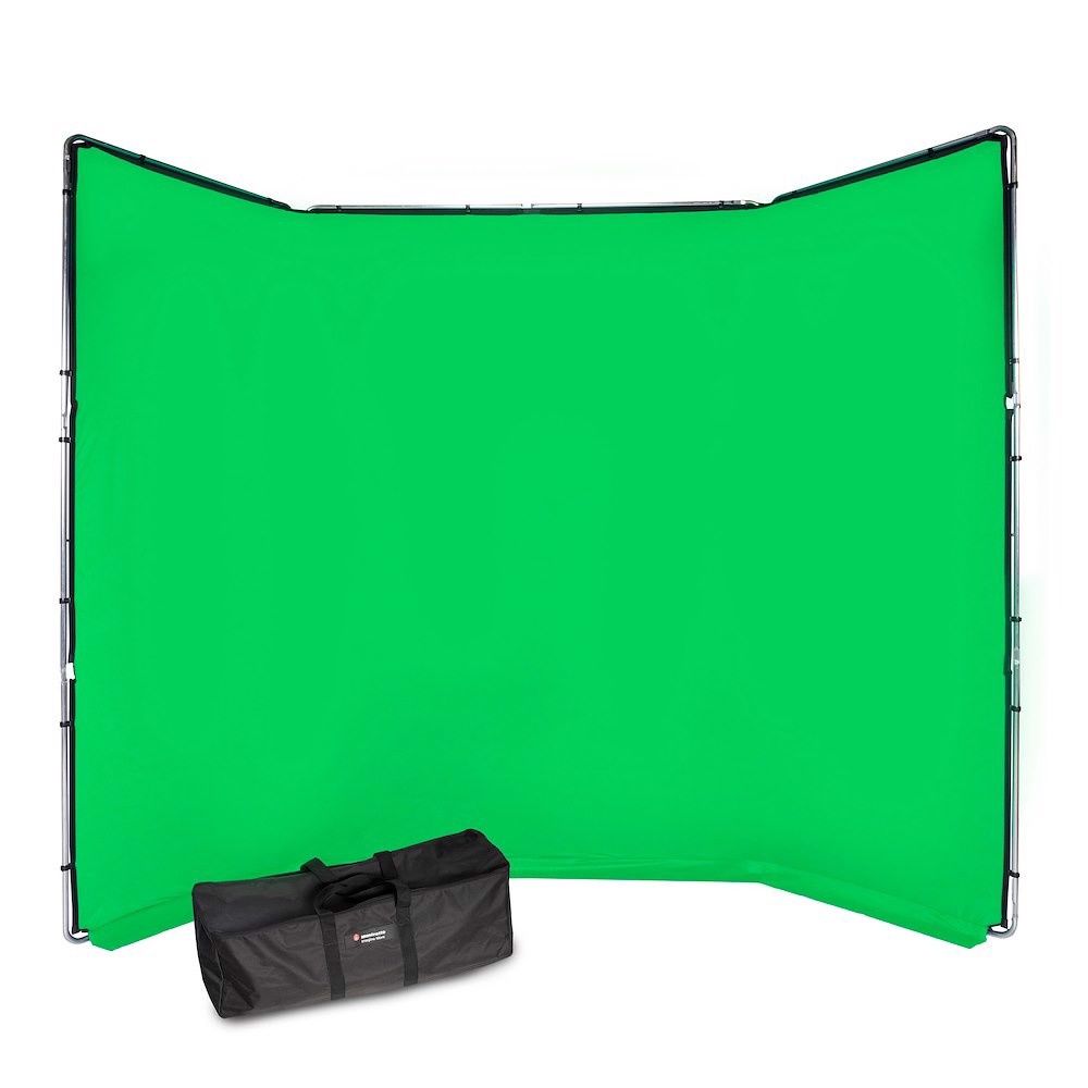 Manfrotto MLBG4301KG Chroma Key FX 4x2.9m Background Kit Green