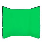 Manfrotto MLBG4301KG Chroma Key FX 4x2.9m Background Kit Green