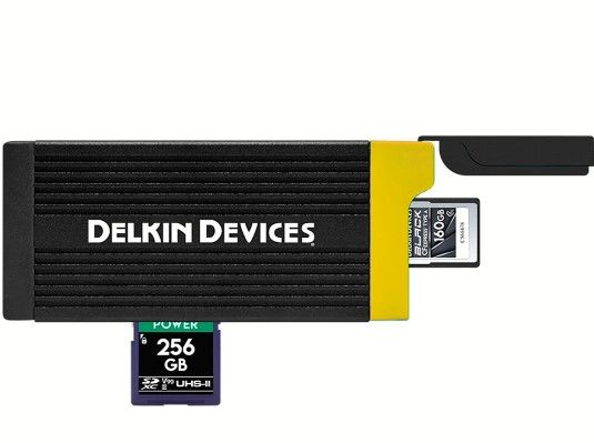 DELKİN DEVİCES USB 3.2 CFEXPRESS™ TYPE A & SD UHS-II MEMORY CARD READER