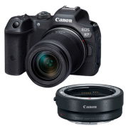Canon EOS R7 18-150mm Aynasız Fotoğraf Makinesi (EF to EOS R Adaptör İle Birlikte)