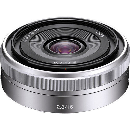 Sony E 16 mm f/2.8 G Pancake Lens (SEL16F28)