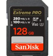 SanDisk 128GB Extreme PRO UHS-II SDXC 280MB/s V60 Hafıza Kartı