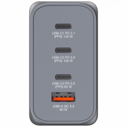 Verbatim 240 W GAN Hızlı Şarj 4 Bağlantı Noktalı 1x Usb-C® PD 140W/1x Usb-C® PD 100W/1x Usb-C® PD 65W / 1x Usb-A QC 3.0(32205)