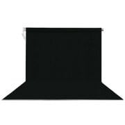 Stüdyo Teknik 190cm x 400cm Sonsuz Siyah Fon Perdesi Seti