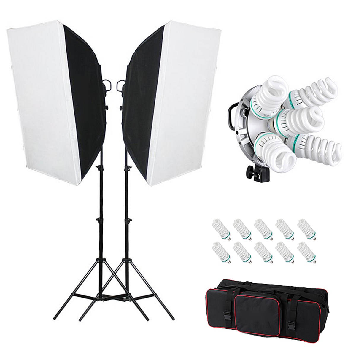 Star 2'li Sürekli Işık Seti 5 Duylu Soft Box