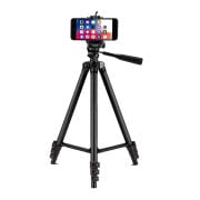 GDX 330 Telefon Tutuculu Tripod 134 cm Ultra Hafif Alüminyum Kamera ve Telefon Tripodu
