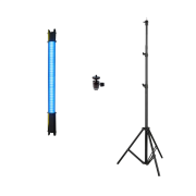 GDX TB-60 RGB 60 cm Tekli Tüp Işık Seti 260 cm Işık Ayağı + BALL-02 Ballhead Başlık