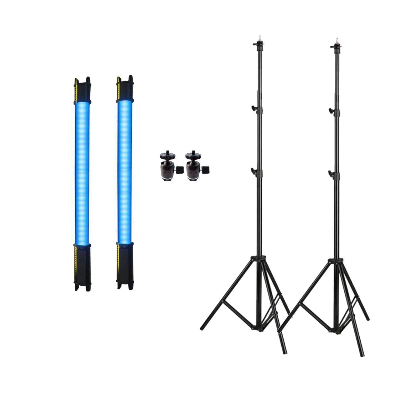 GDX TB-60 RGB 60 cm Tekli Tüp Işık Seti 260 cm Ayaklı YouTube ve Video Çekim Işığı