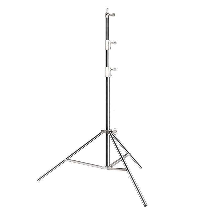 GDX LS-288T 288cm Kalın Işık Ayağı Gümüş Yaylı Amortisörlü Profesyonel Işık Standı