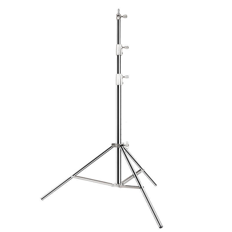 GDX LS-288T 288cm Kalın Işık Ayağı Gümüş Yaylı Amortisörlü Profesyonel Işık Standı