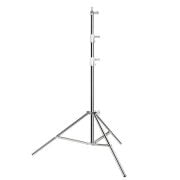 GDX LS-288T 288cm Kalın Işık Ayağı Gümüş Yaylı Amortisörlü Profesyonel Işık Standı