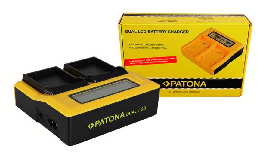 PATONA 7695 DUAL LCD USB CHARGER FOR NP-W235