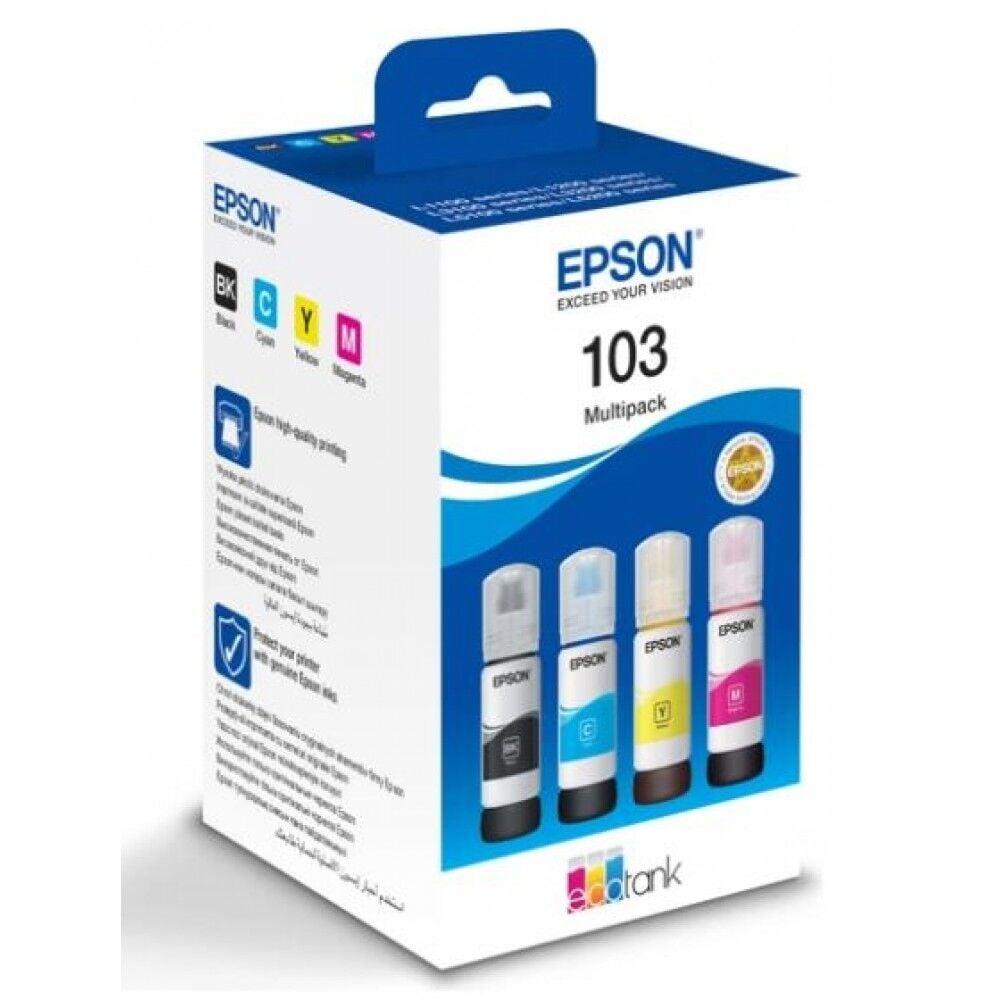 Epson 103 EcoTank Serisi 4'lü Orjinal Mürekkep Seti