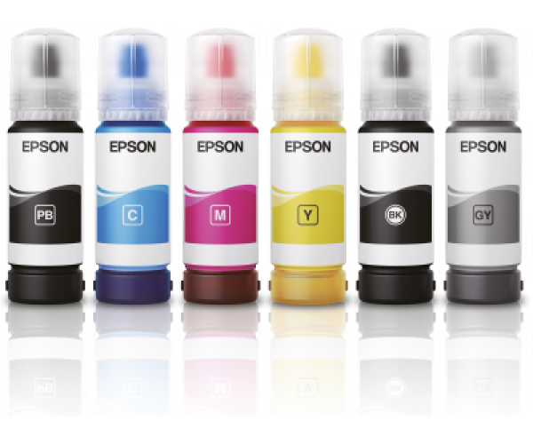 EPSON 115 EcoTank Serisi 6'lı Orjinal Mürekkep Seti
