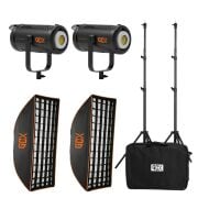 GDX EL-300C II Video ve Fotoğraf Sürekli Işık İkili Set
