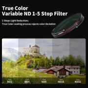 Freewell SHERPA SERIES TRUE COLOR VARIABLE ND 1-5 STOP FILTER