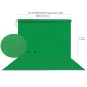 STÜDYO TEKNİK 90X120CM YEŞİL FON PERDESİ SETİ