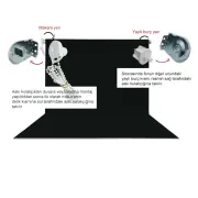 STÜDYO TEKNİK 90X120CM SİYAH FON PERDESİ SETİ