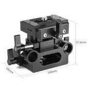 SmallRig DBC2272B Evrensel 15mm Ray Taban Plakası