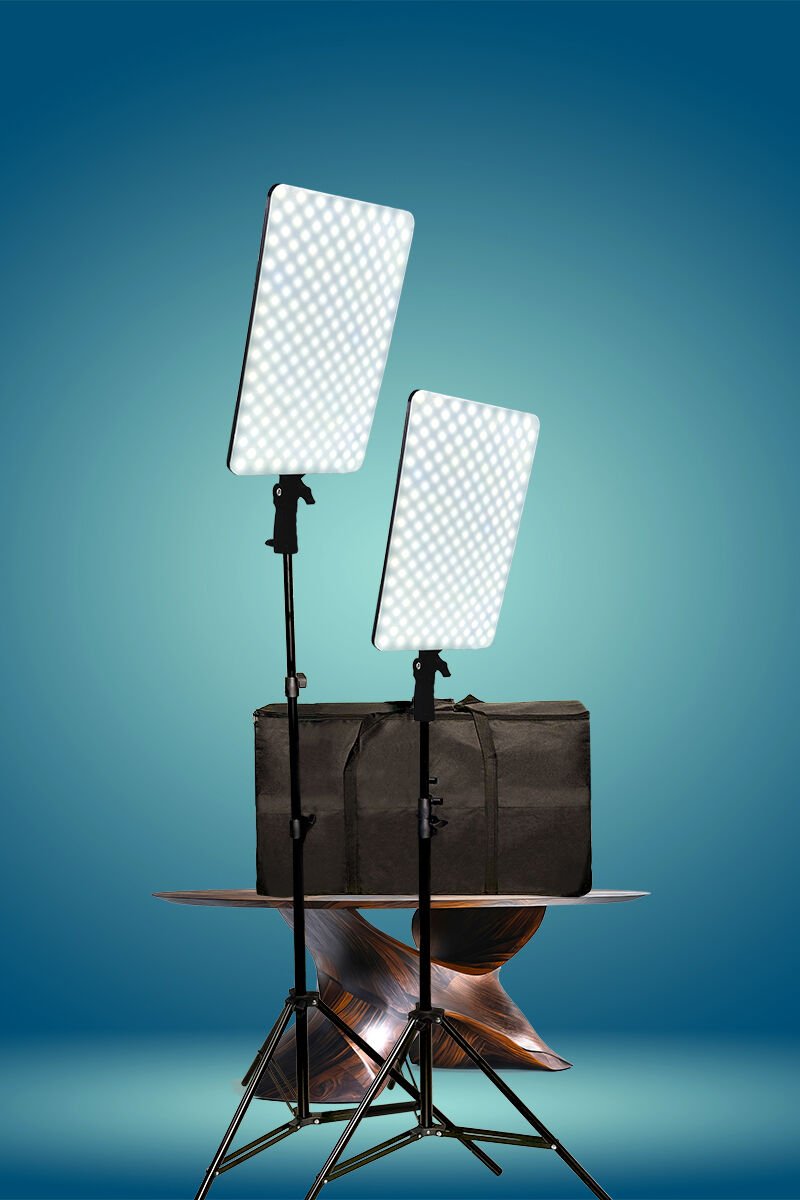 E-Reise PL480 BiColor Profesyonel İkili 100 Watt LED Video Panel Set