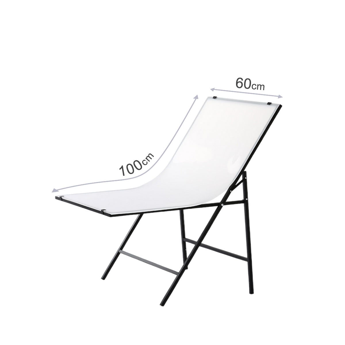 GDX 60x100 cm Ürün Çekim Masası Çift Taraflı Mat Parlak PVC Panelli Still Life Masa