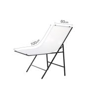 GDX 60x100 cm Ürün Çekim Masası Çift Taraflı Mat Parlak PVC Panelli Still Life Masa