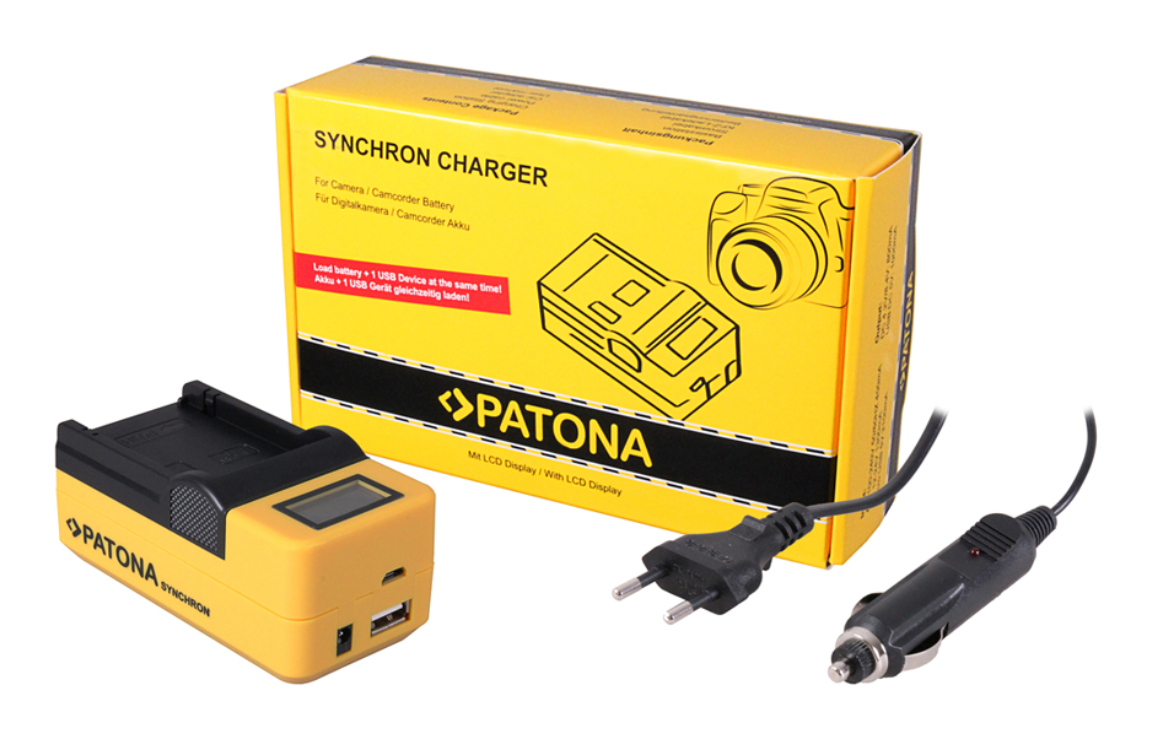 PATONA Fujifilm NP-W235 Göstergeli Şarj Aleti