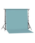 GDX Seyyar Sky Blue Kağıt Fon Seti 2.70x11m Standlı Zincir Mekanizmalı Sonsuz Stüdyo Seti