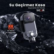 SJCAM C300 Pocket 4K WiFi Aksiyon Kamerası