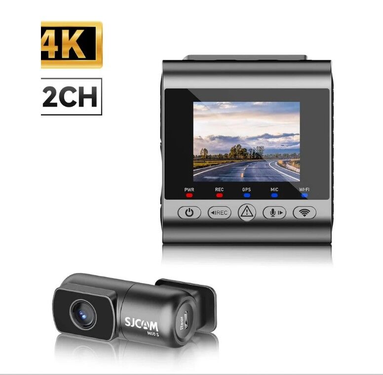 Sjcam M60S Araç Kamerası 4K/30 Frm 170° Açı (Tek Kamera)