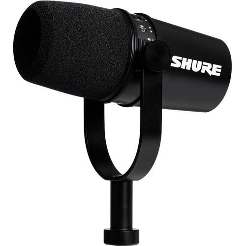 Shure MV7 Podcast Mikrofonu (Siyah) Fotoğraf Makinesi ve Video