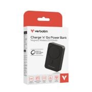 Verbatim 20000 Mah Manyetik Kablosuz (Magsafe) 15W Powerbank 35W PD Siyah Renk Kablo Dahil-(32223)
