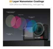 K&F NANO-X Osmo Action 3/4/5 Pro için CPL ve ND Filtre Kiti, CPL ND8 ND16 ND32