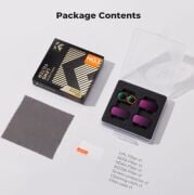 K&F Concept Insta360 Luna Ultra için 4 Parça Filtre Seti (CPL + ND16 + ND64 + ND256)