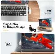 Lemorele P400 Kablosuz Ekran Yansıtma USB-C Verici / HDMI Alıcı