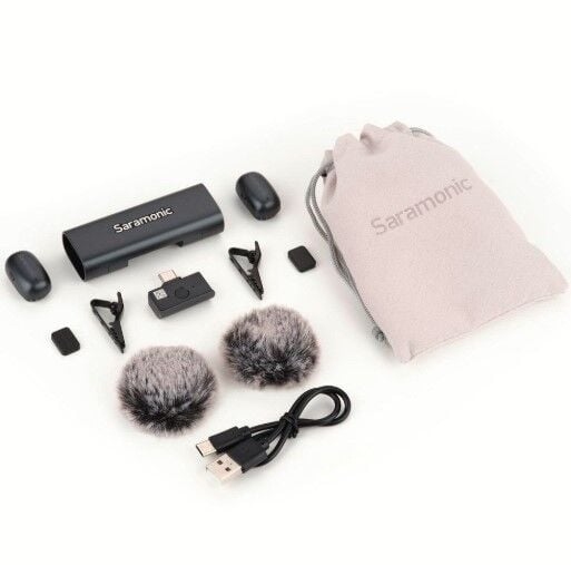 Saramonic Air SE Type-C 2 Kişilik Kablosuz Yaka ve El Mikrofonu