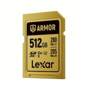 Lexar 512GB 280MB/s ARMOR GOLD Serisi SDXC UHS-II Hafıza Kartı