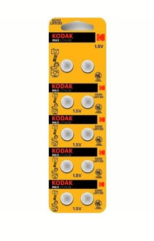 KODAK MAX LITHIUM AG10-LR1130 DÜĞME PİL