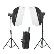 Visico Led-200ST 2’li Video Led Işık Seti (200W)