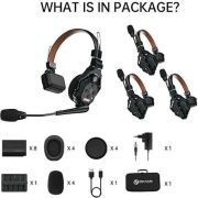 Hollyland Solidcom C1 PRO-4S Profesyonel Kablosuz Intercom Sistemi (4 Kullanıcı)