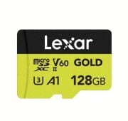 Lexar 128GB Gold 280MB/s V60 UHS-II microSDXC Hafıza Kartı
