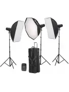 Visico VC-400HH III 3'lü Paraflaş Kiti