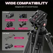 Ulanzi MT-81 Alüminyum 360° Ball Head Kafa Video Tripod