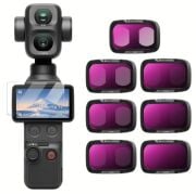 K&F Concept Dji Osmo Pocket 4P İçin 7 Parça ND Filtre Seti (ND8, ND16, ND32, ND64, ND128, ND256, ND1000)