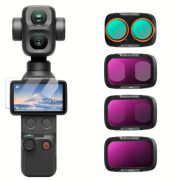 K&F Concept Dji Osmo Pocket 4P İçin 4 Parça Filtre Seti (CPL + ND16 + ND64 + ND256) – (Plastik) .